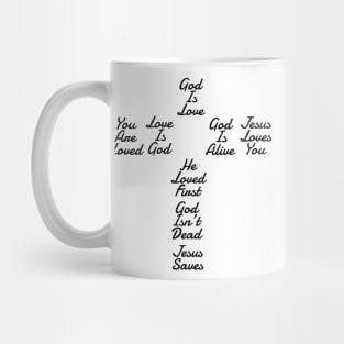 Jesus Loves You Cross Mug